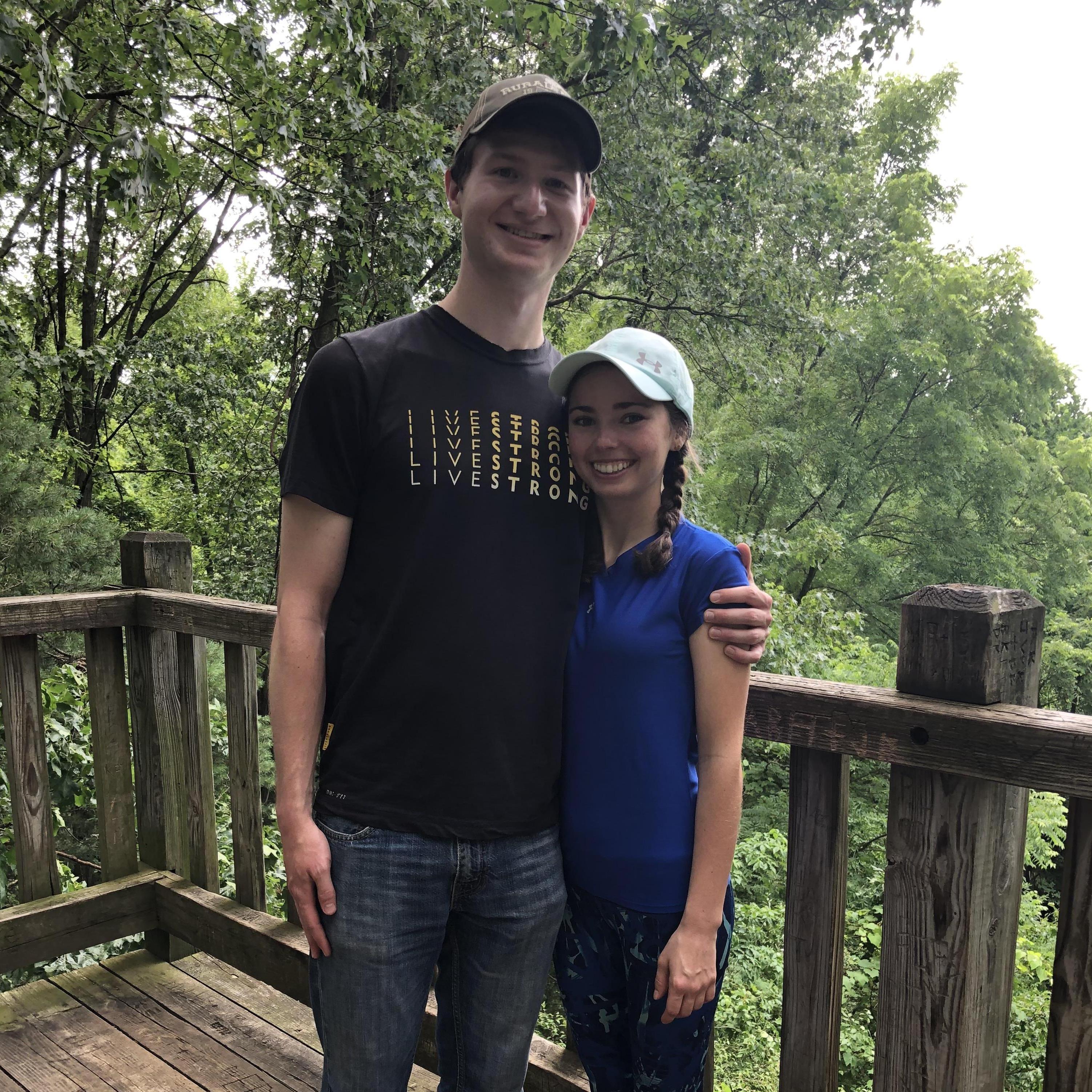 One of our first dates at Pokagon National Park