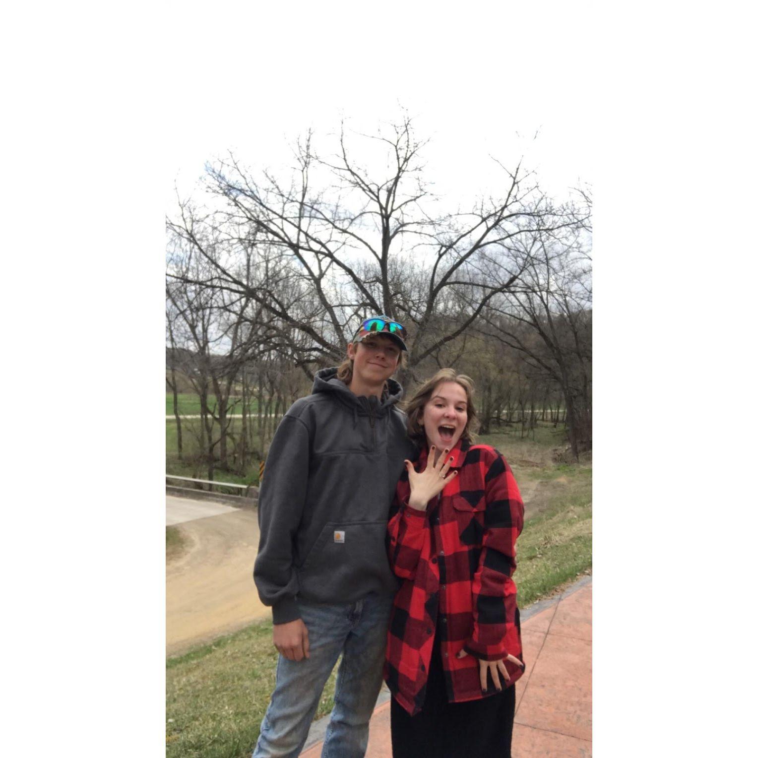 Center Baptist Church in Waukon: Nathan finally proposed