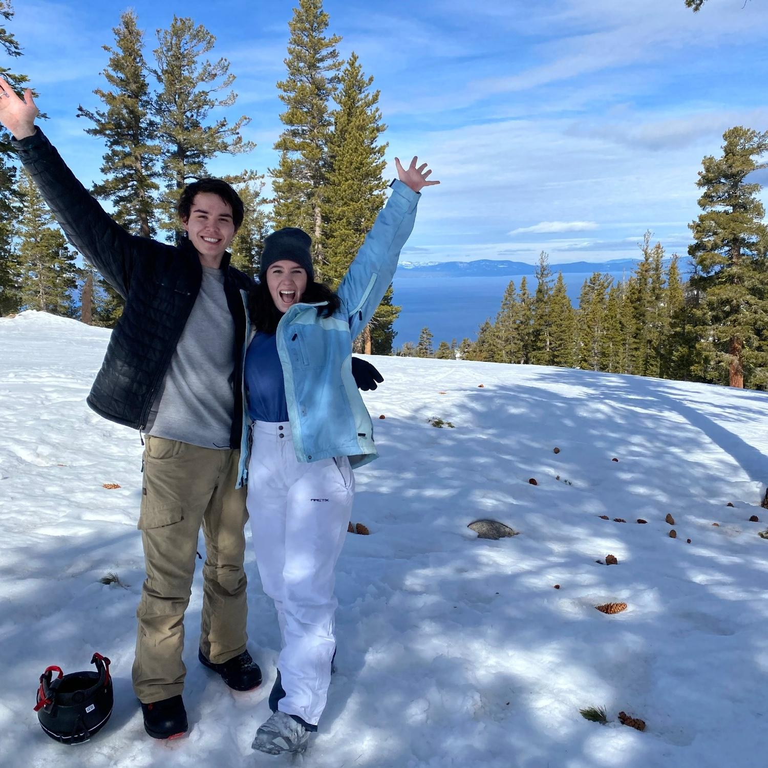 Skiing at Heavenly, Lake Tahoe!