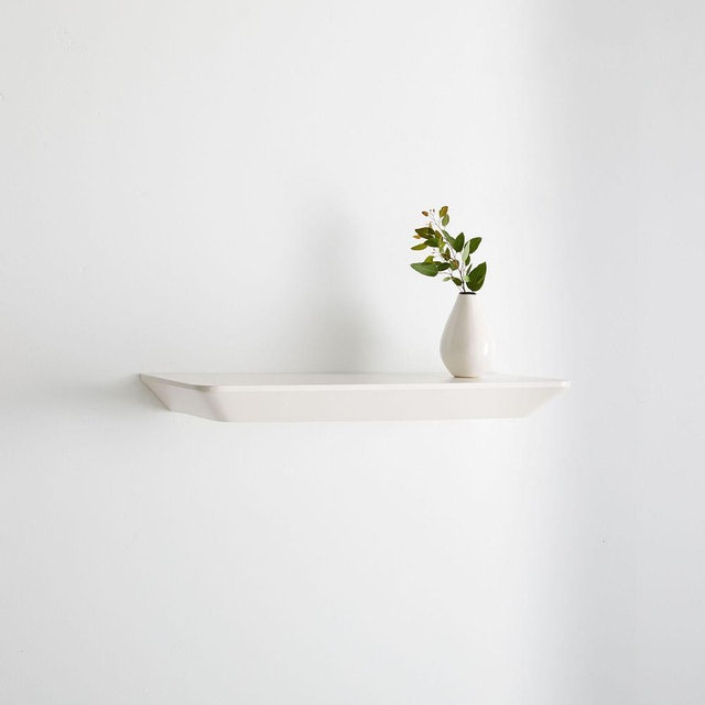 Slim Floating Shelf, White, 2 Feet