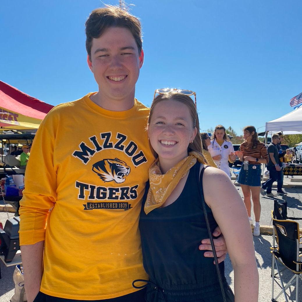 One of many Mizzou Football games we attended together (October 2023)