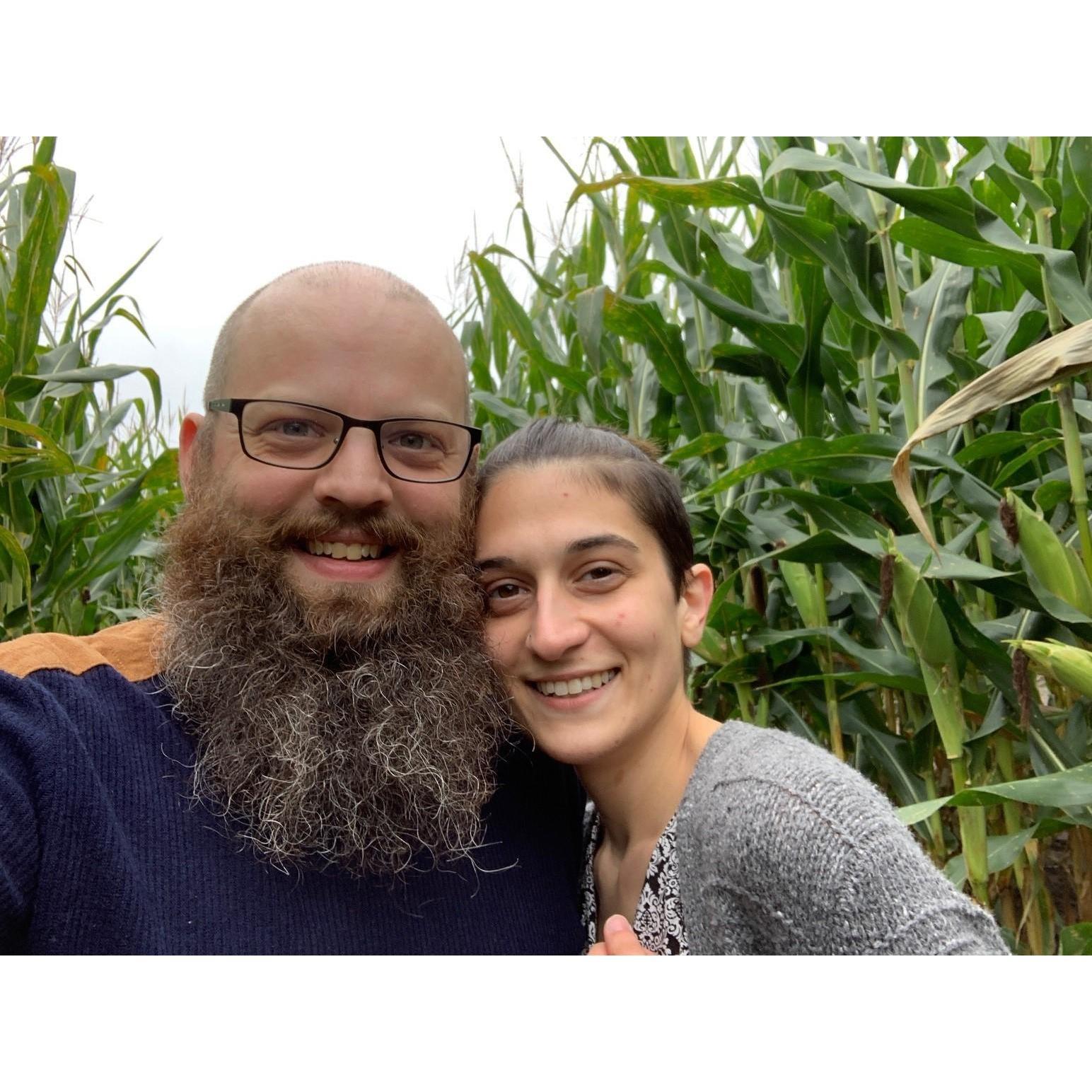 Hidden trails corn maze in West Salem