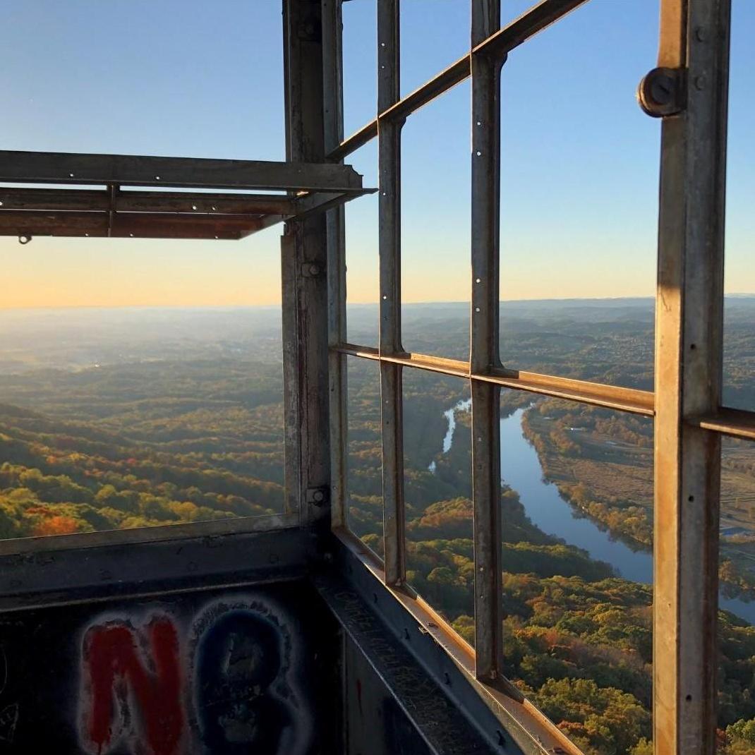 October 24, 2019: First Hike. Bays Mountain Fire Tower. -Kingsport, TN