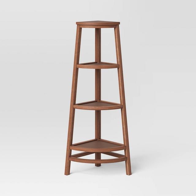 Haverhill Corner Accent Shelf Brown - Threshold™
