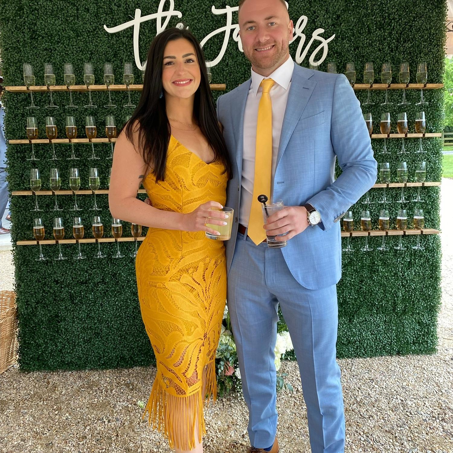 Our first wedding as a couple in Lexington, VA. Shout out to the Farber’s!
