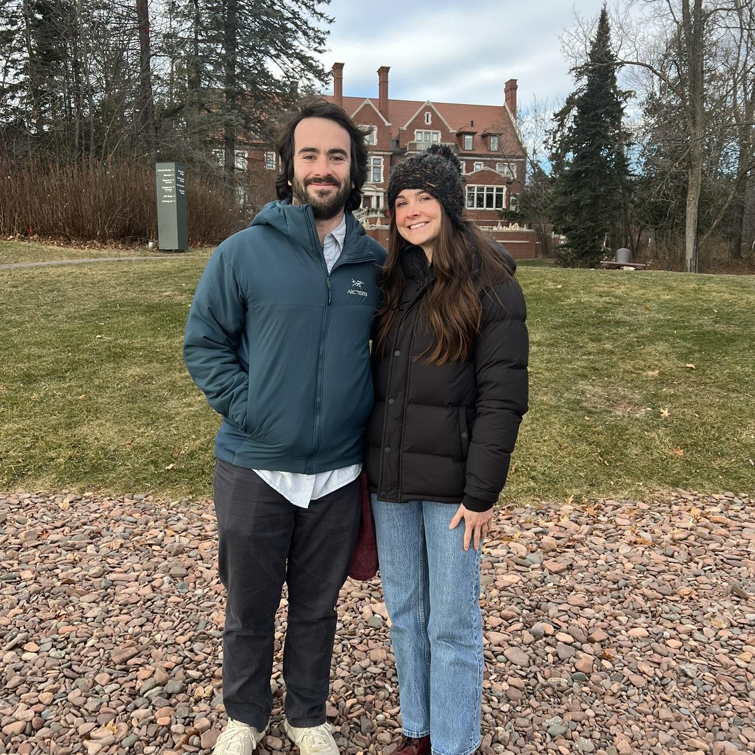 11.30.24: Touring around the Glensheen Mansion in Duluth just a few hours before we got engaged