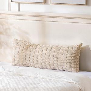 Long Body Lumbar Decorative Throw Pillow Cover 14x36 Inch