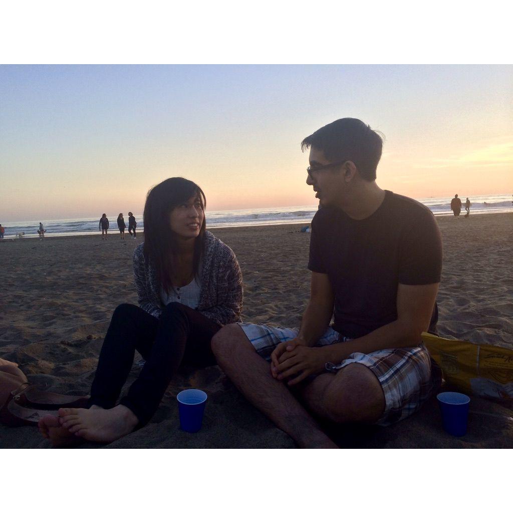 Ocean Beach 2014 - the early days of our relationship