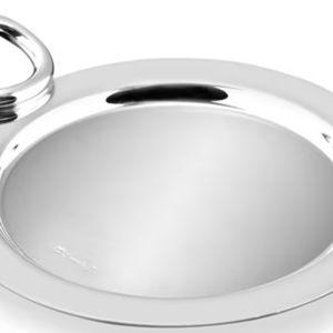 Christofle Vertigo Silverplated Wine Coaster