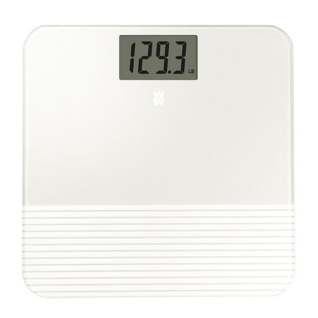 Weight Watchers by Conair® Sandblasted Bathroom Scale in White