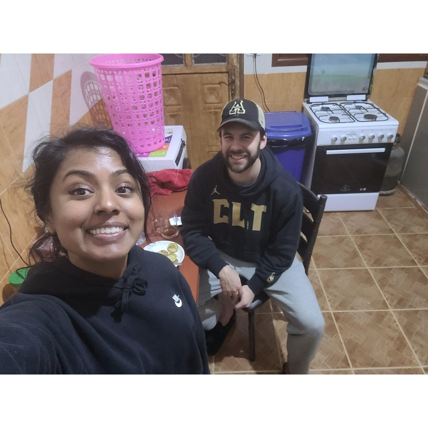 Making food together in Syria