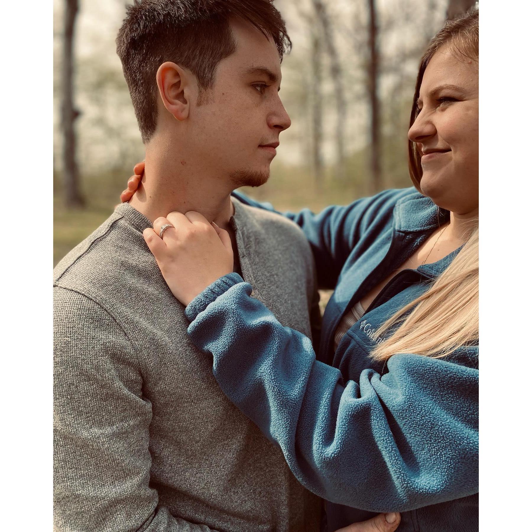 The day "she said yes!"