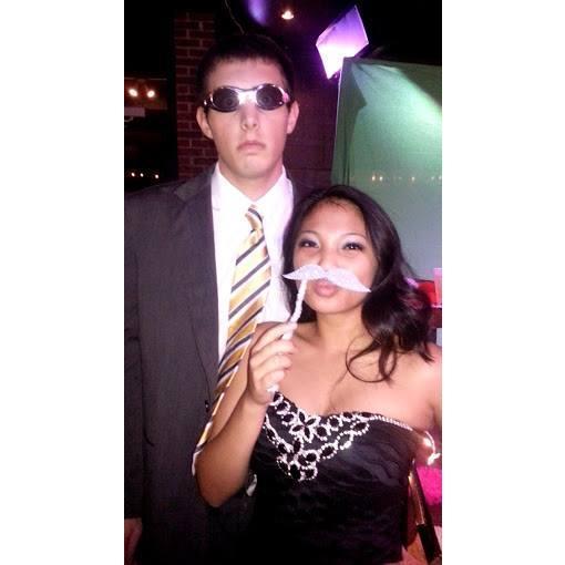 At some semi-formal in college (circa 2013)
Fun fact: We first met at a semi-formal (not this one).