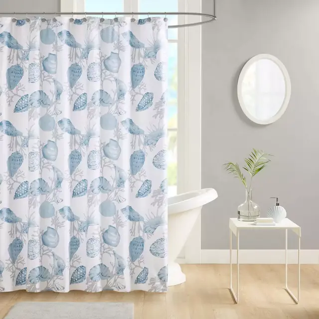 Bayshell 13-Piece Bath Bundle Set in Blue