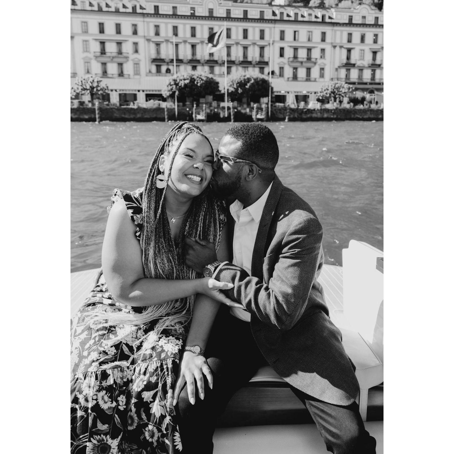 Engagement Shoot in Lake Como, Italy.