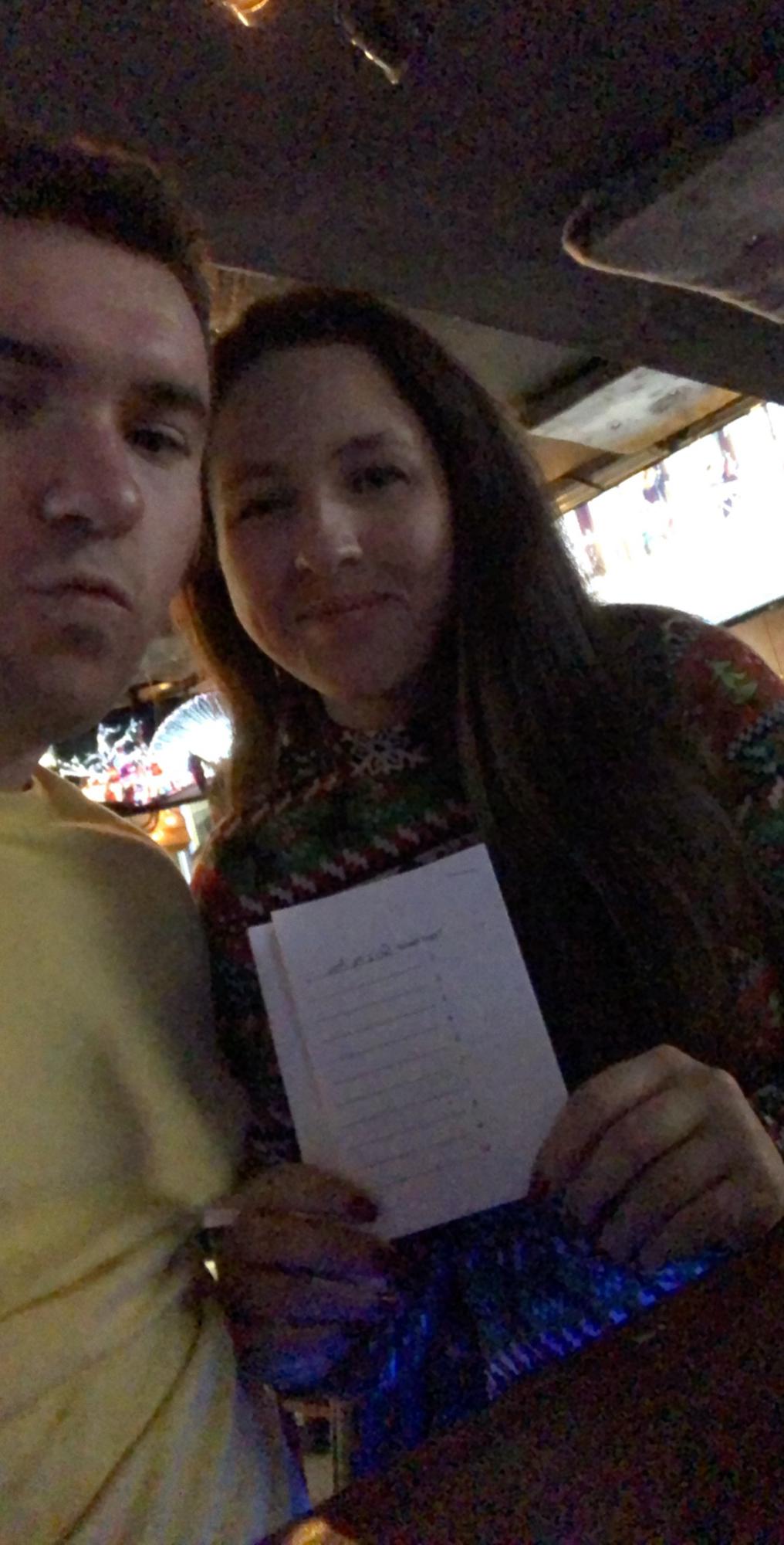 Our first ever photo together!