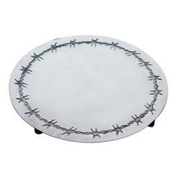 (MBHW9809)" Barbwire" Trivet/Hot Plate