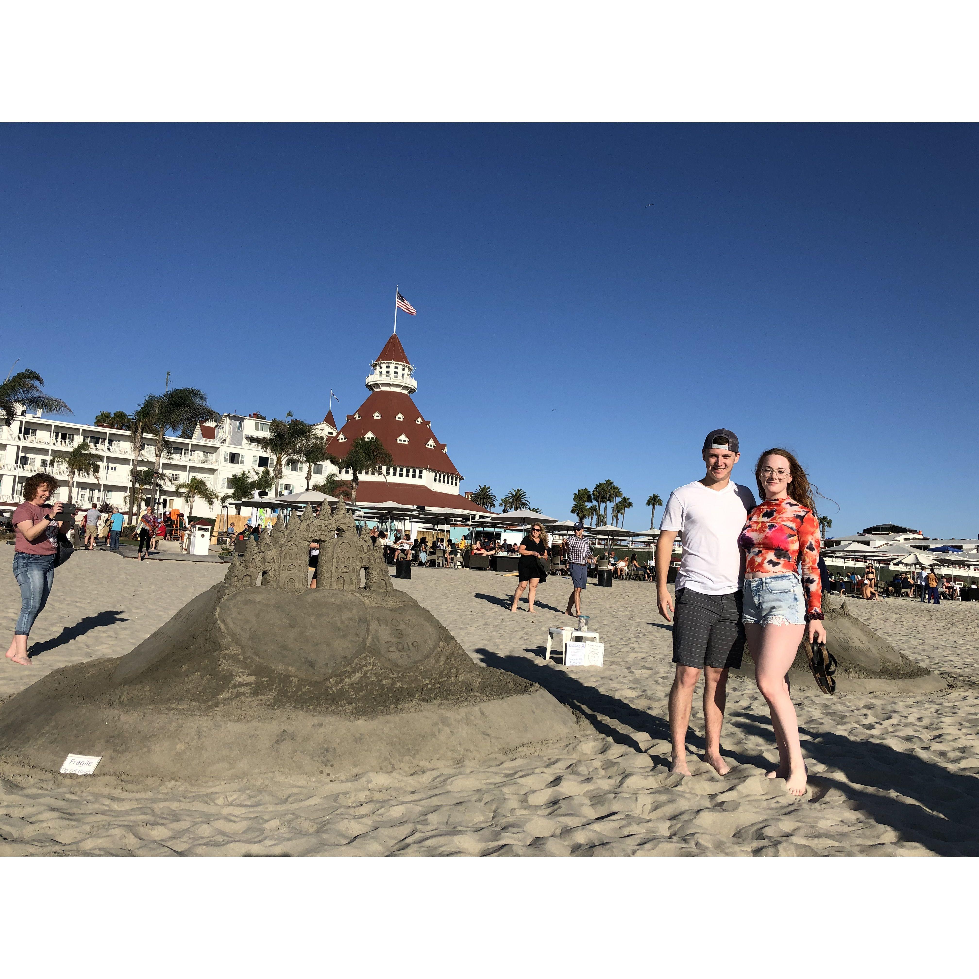 Spending time at Coronado beach. Nov. 2019