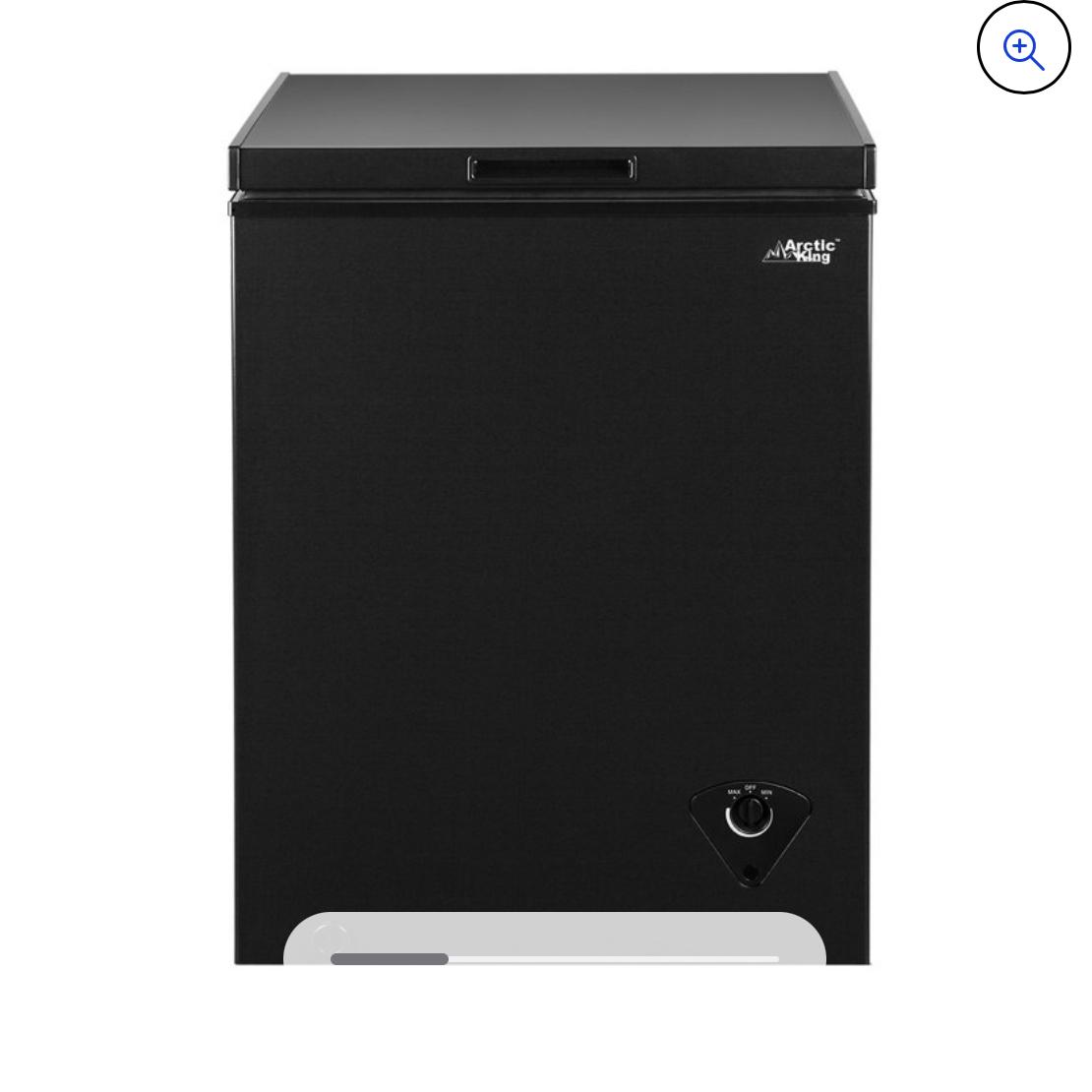 Arctic King 5 Cu ft Chest Freezer, Black