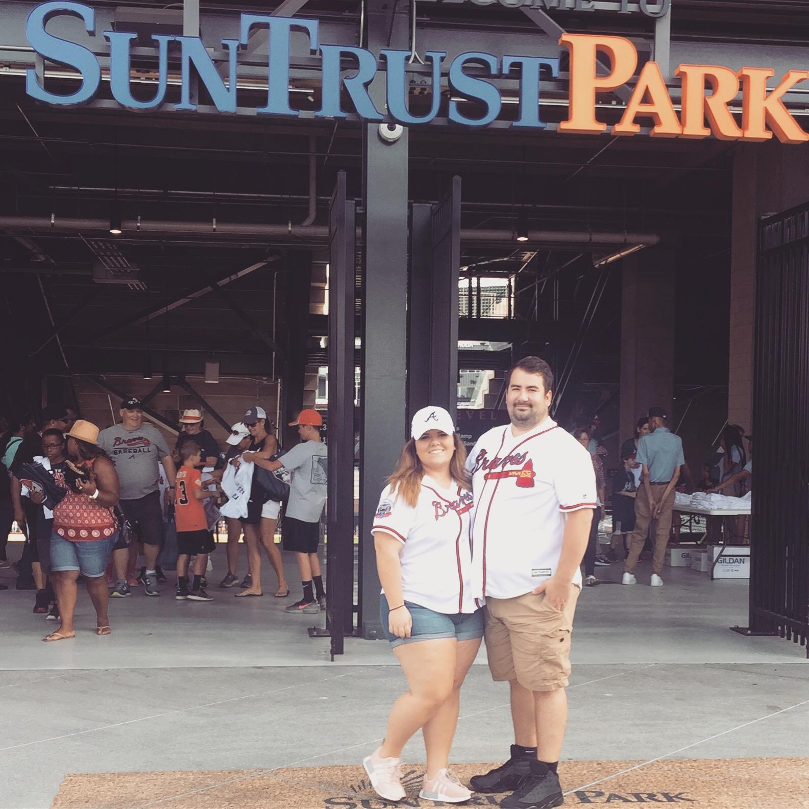 Our first baseball game!