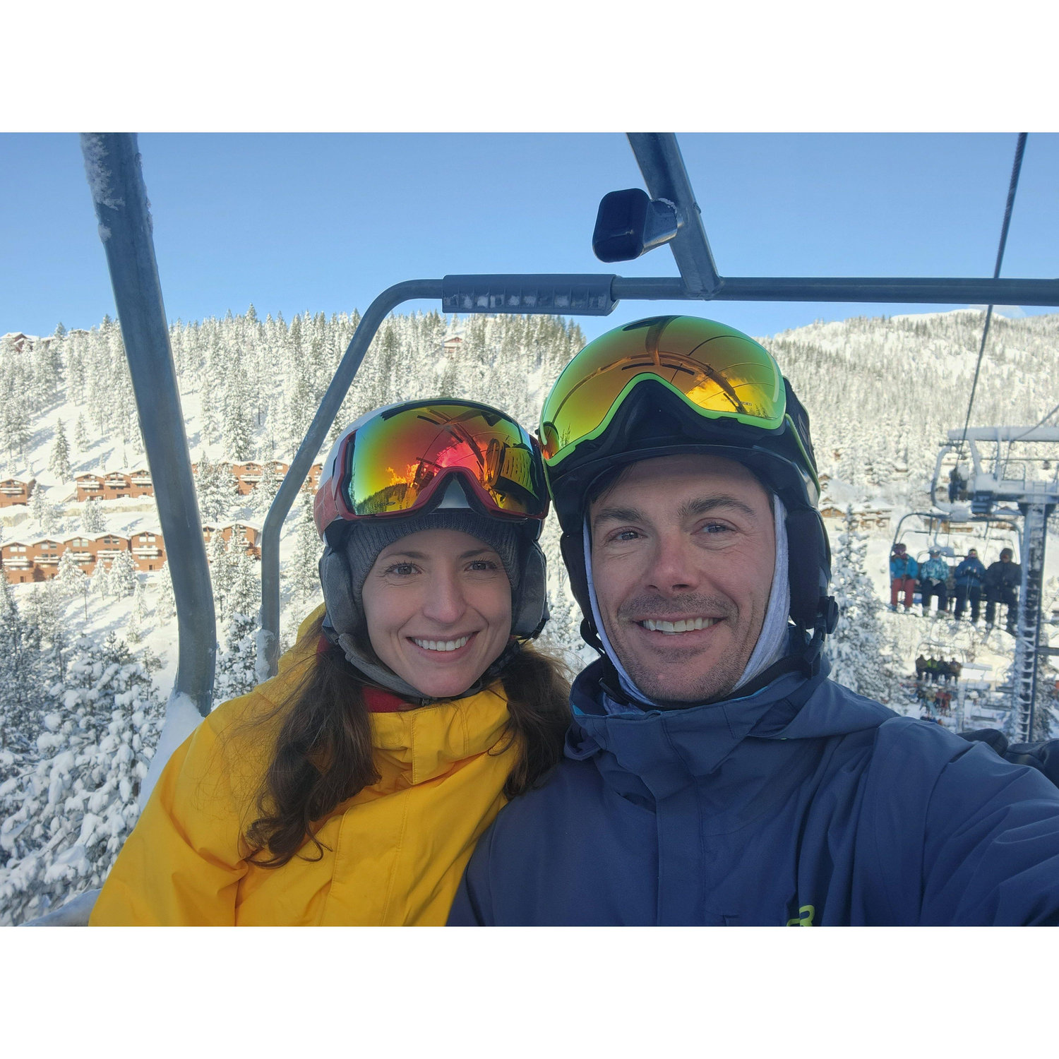 Riding at Diamond Peak
