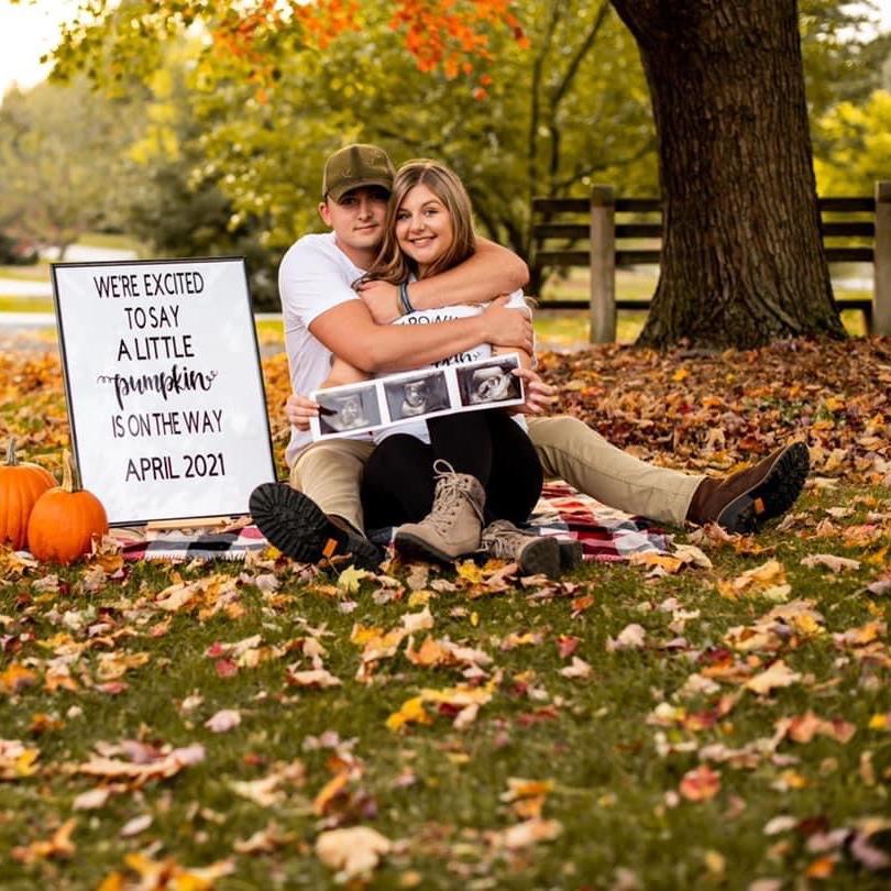 When we announced we were having Wyatt!