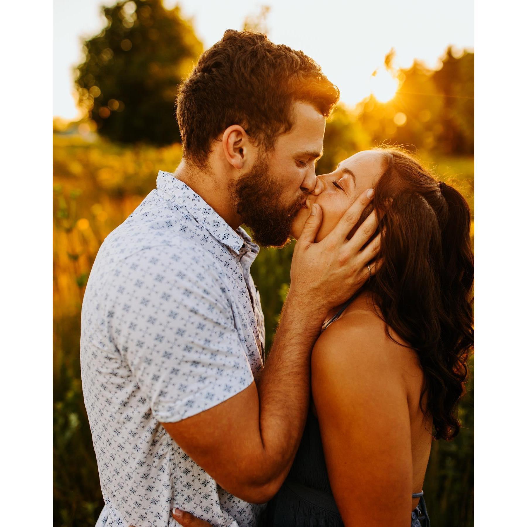 just a cute engagement photo