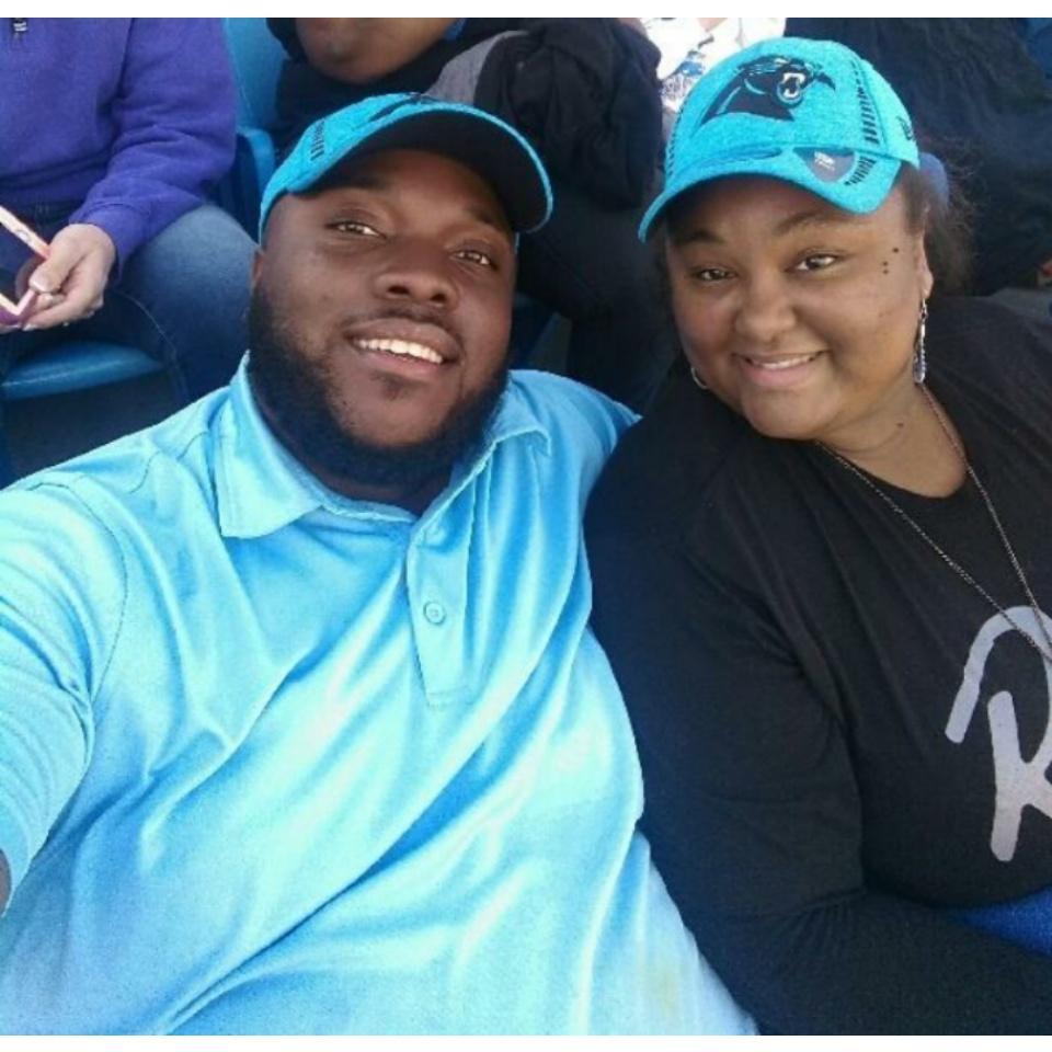 Our First Carolina Panther's football Game!