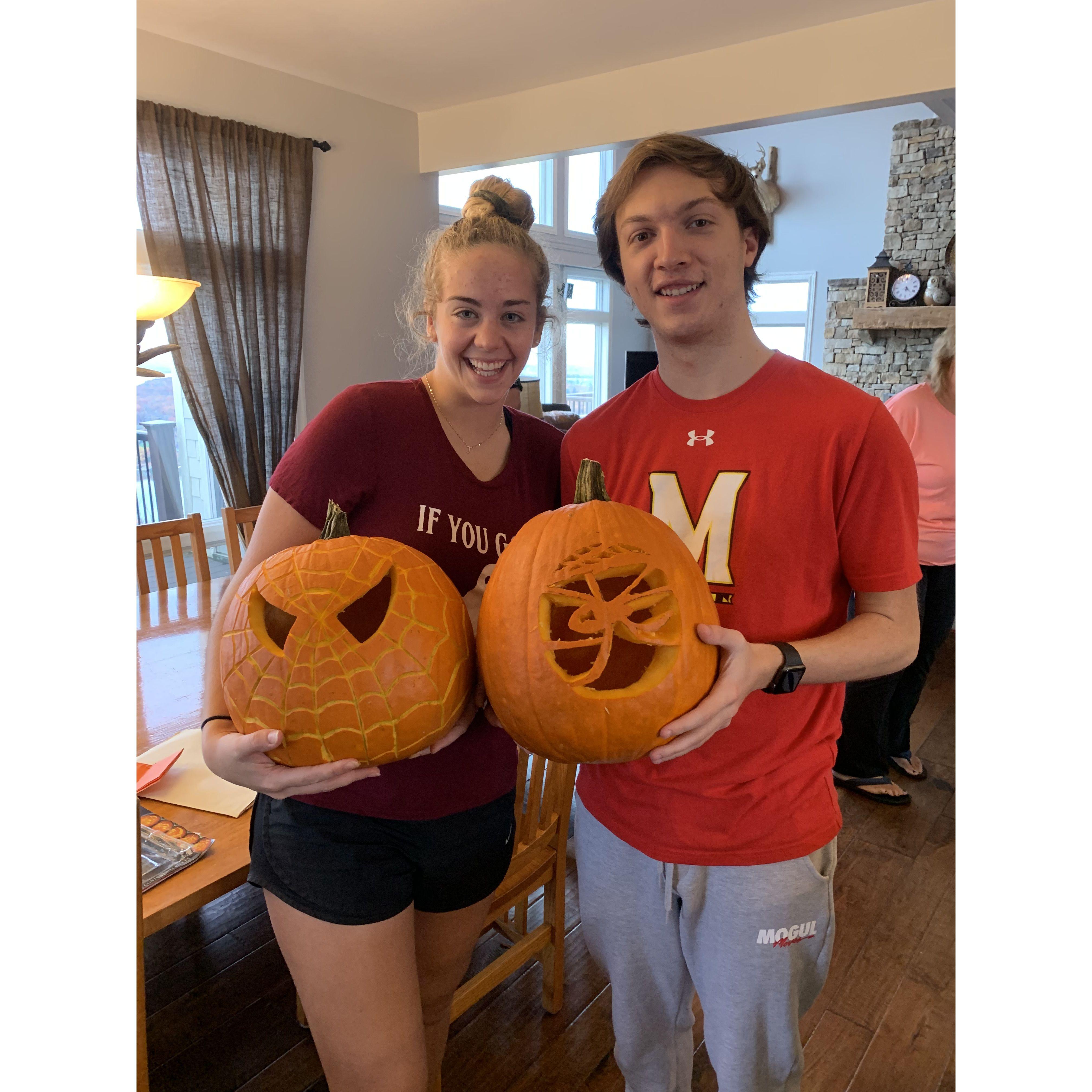 October 2019:
Our first halloween together!