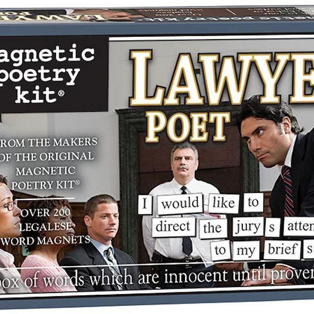 Magnetic Poetry - Lawyer Poet Kit - Words for Refrigerator - Write Poems and Letters on The Fridge - Made in The USA