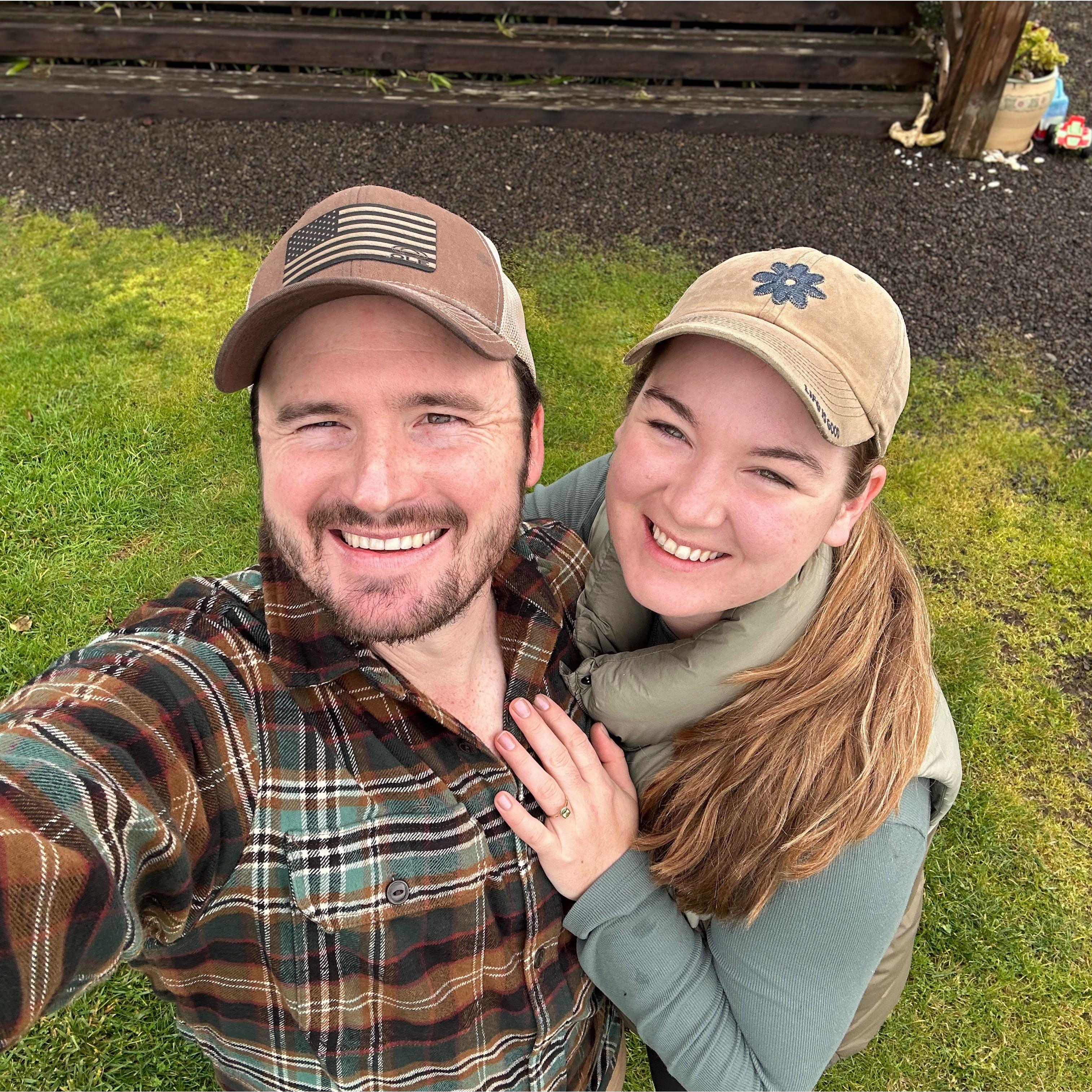 Post engagement, celebrating :)