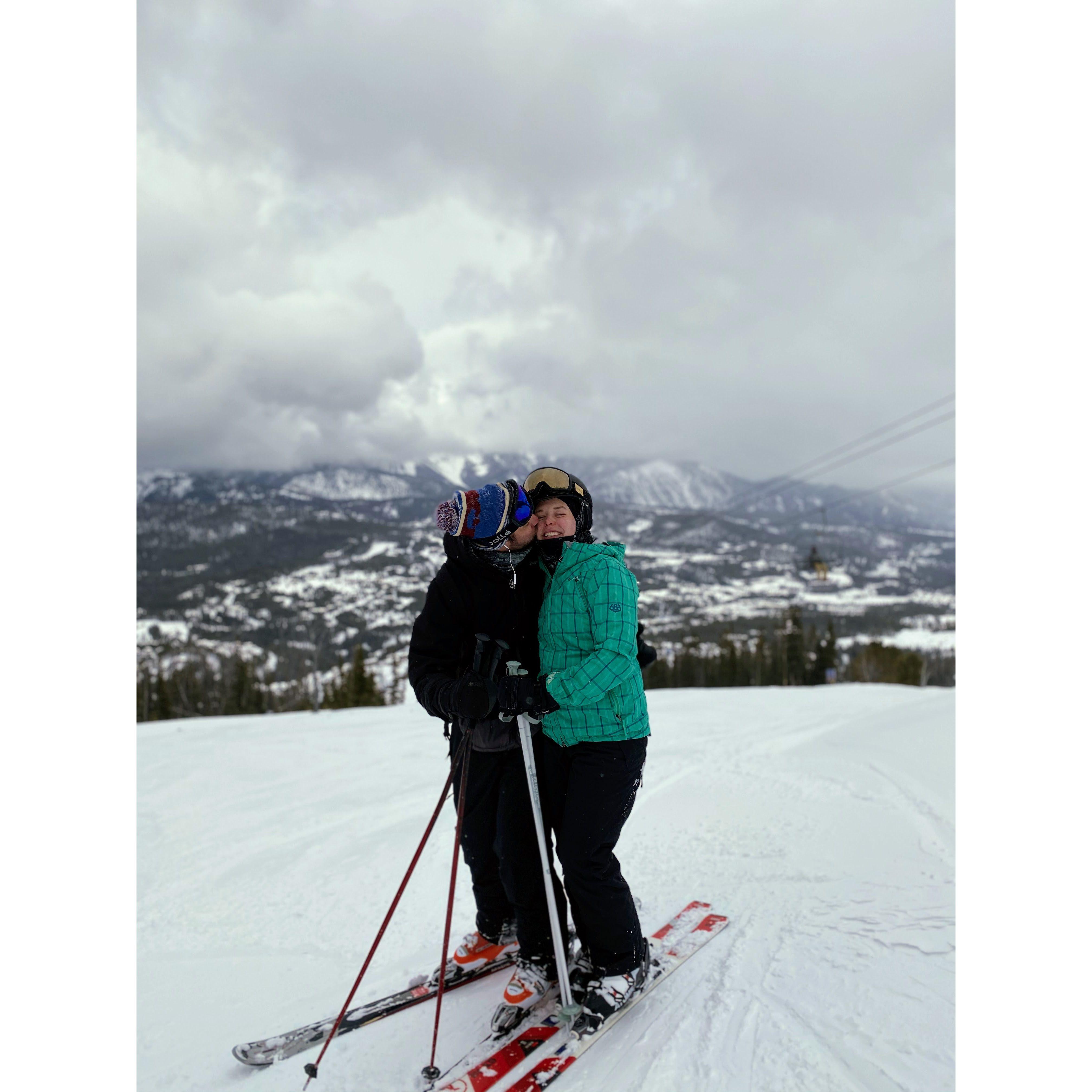 We love spending time in Montana's great outdoors together. (February 2020)