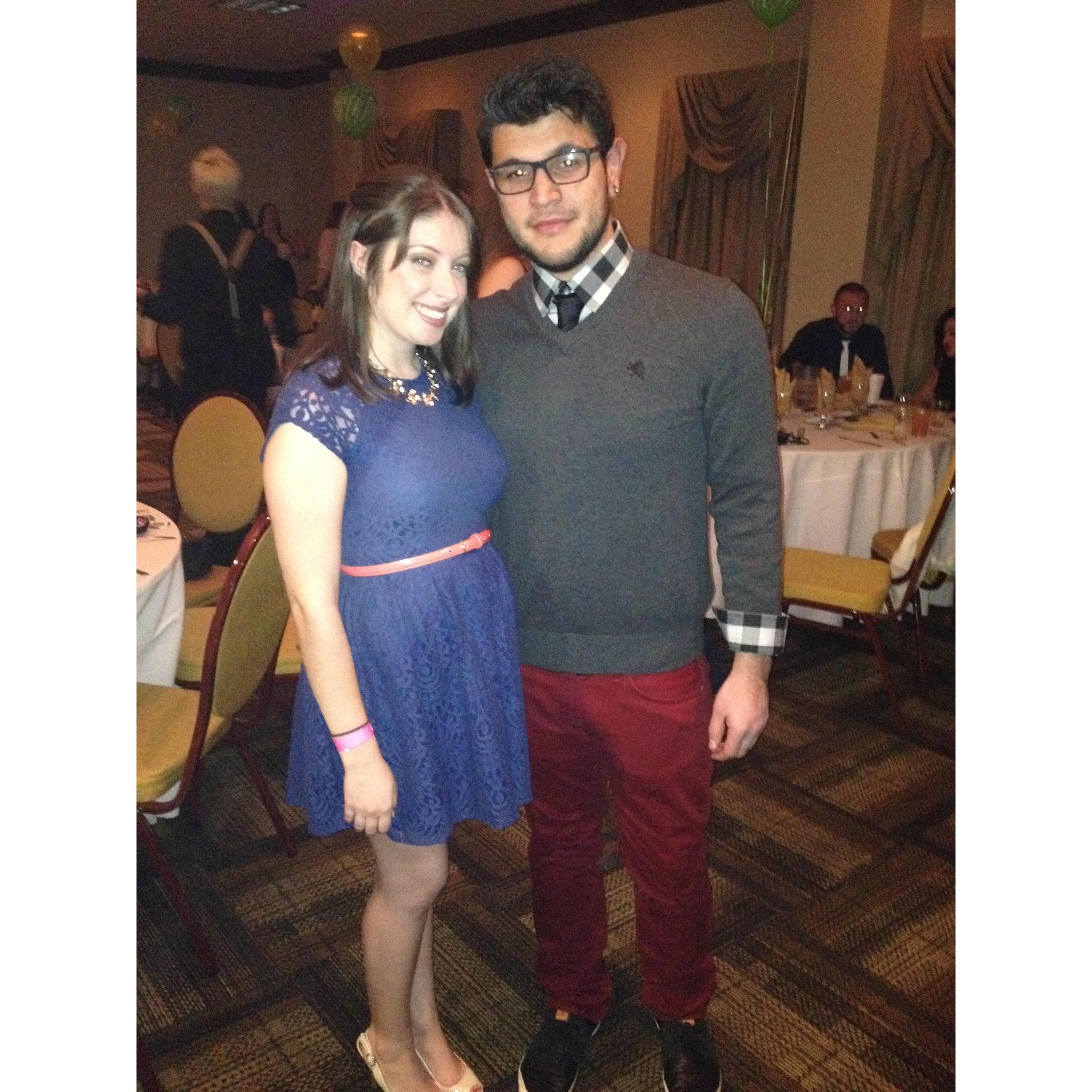 2013:
Meghan's first sorority formal