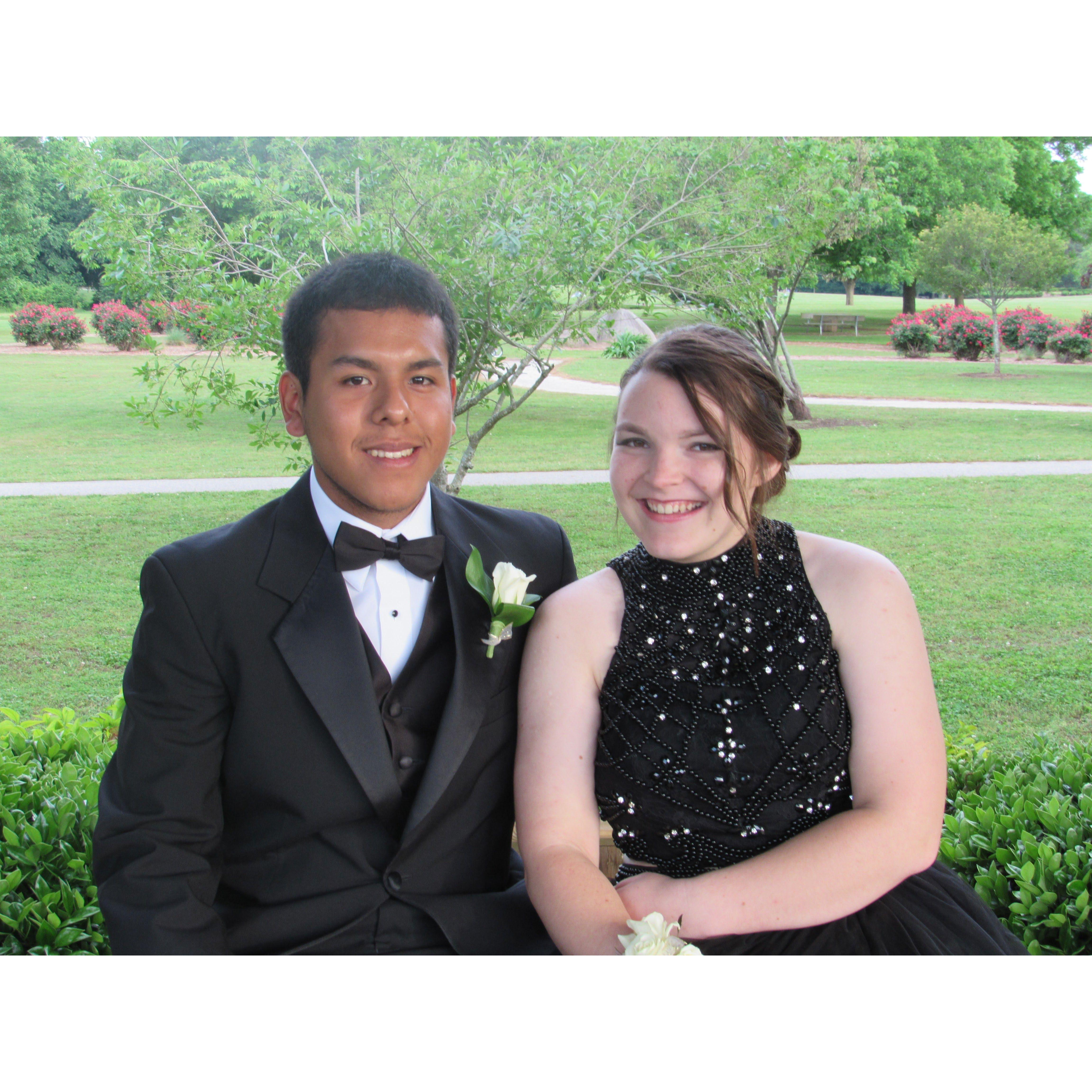 Our first prom!