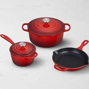 Le Creuset Signature Enameled Cast Iron 5-Piece Cookware Set