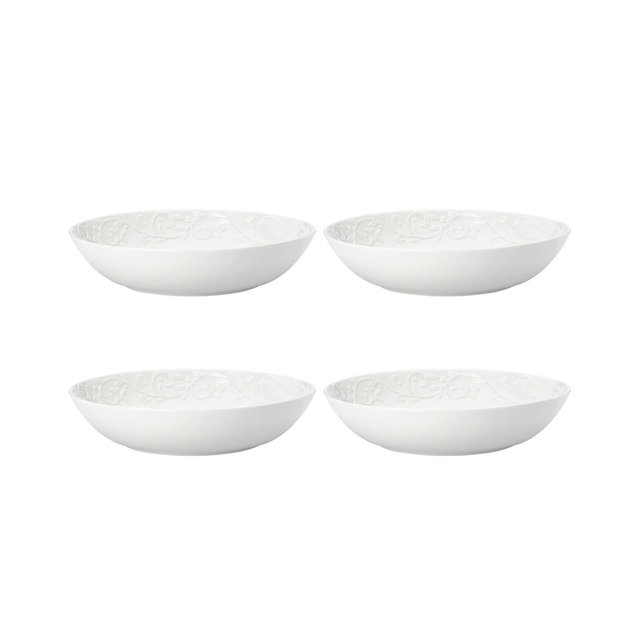 Lenox Opal Innocence Carved Pasta Bowls, Set Of 4