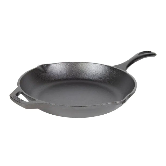 Lodge 10" Chef Collection Cast Iron Skillet: Pre-seasoned for frying, searing, and more. A kitchen essential for versatile cooking.
