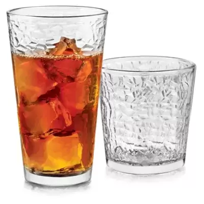 Libbey® Glass Frost Glasses in Clear (Set of 16)