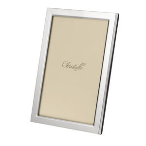 Christofle Uni Picture Frame, Small / Portarretrato Christofle Uni de metal, chico