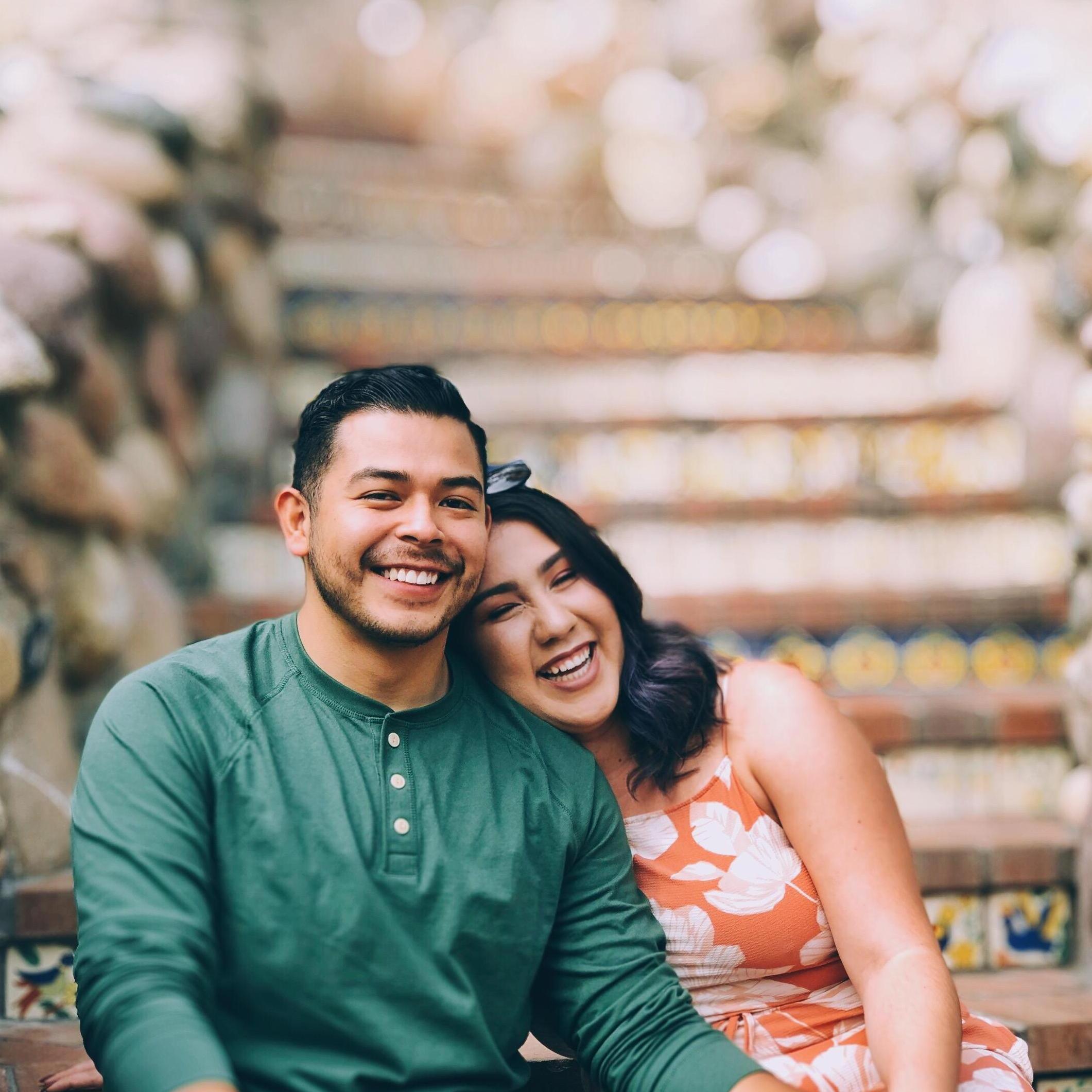 At Rancho Las Lomas soaking in the beauty of our perfect wedding venue.