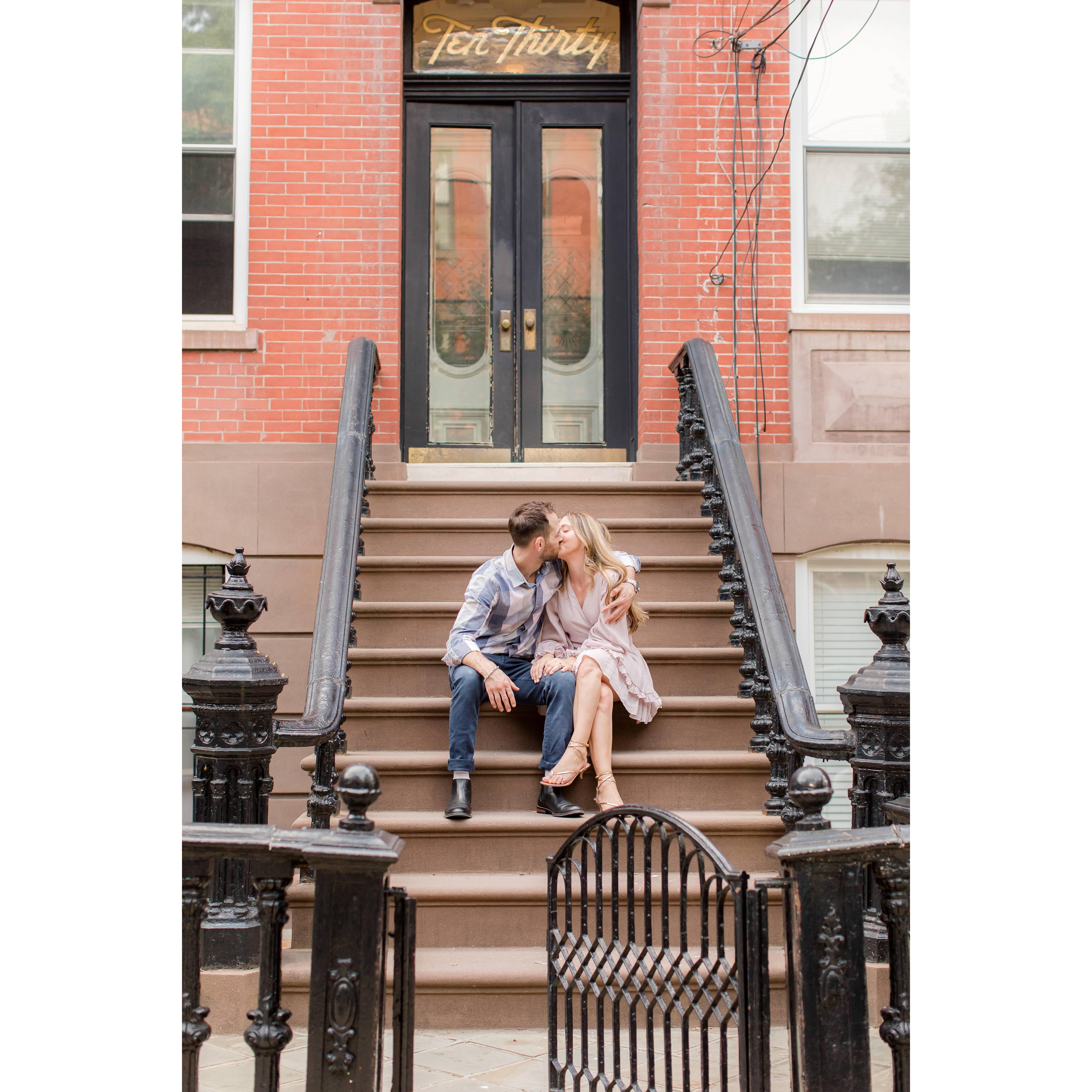 East Coast stoop vibes.