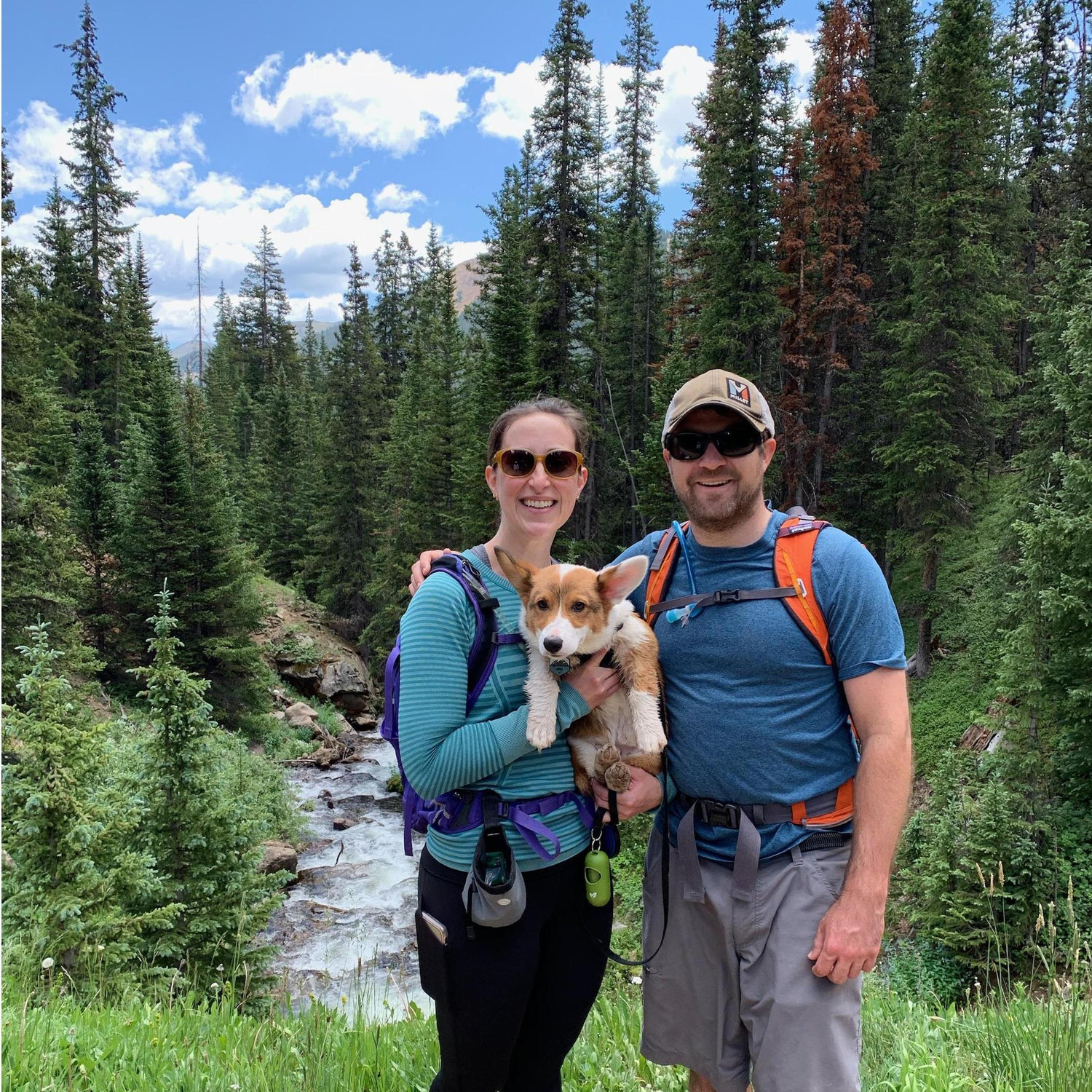 Hiking with our best furry friend!