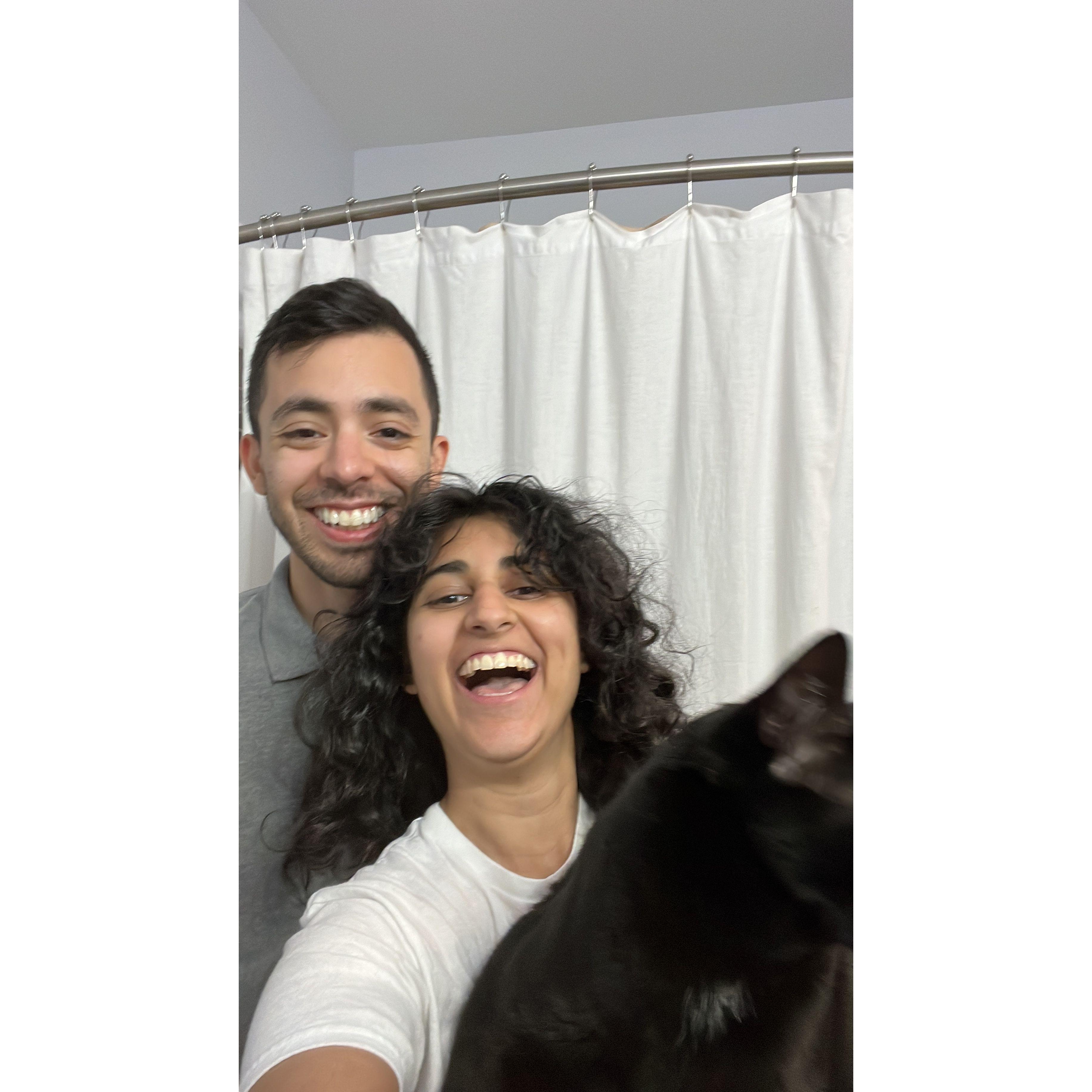 Our first day with Olive, June 7 2022