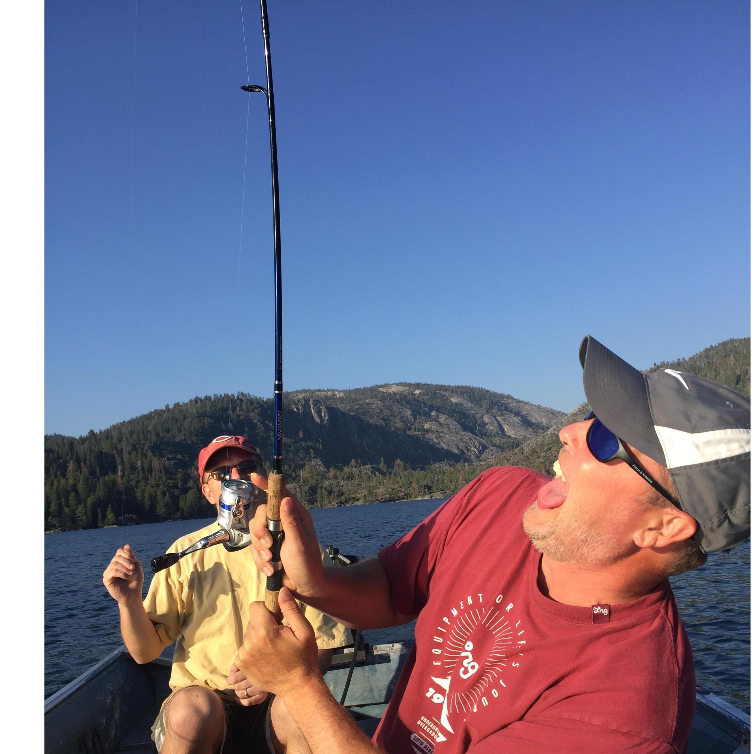 The one where Jamie faked a fish