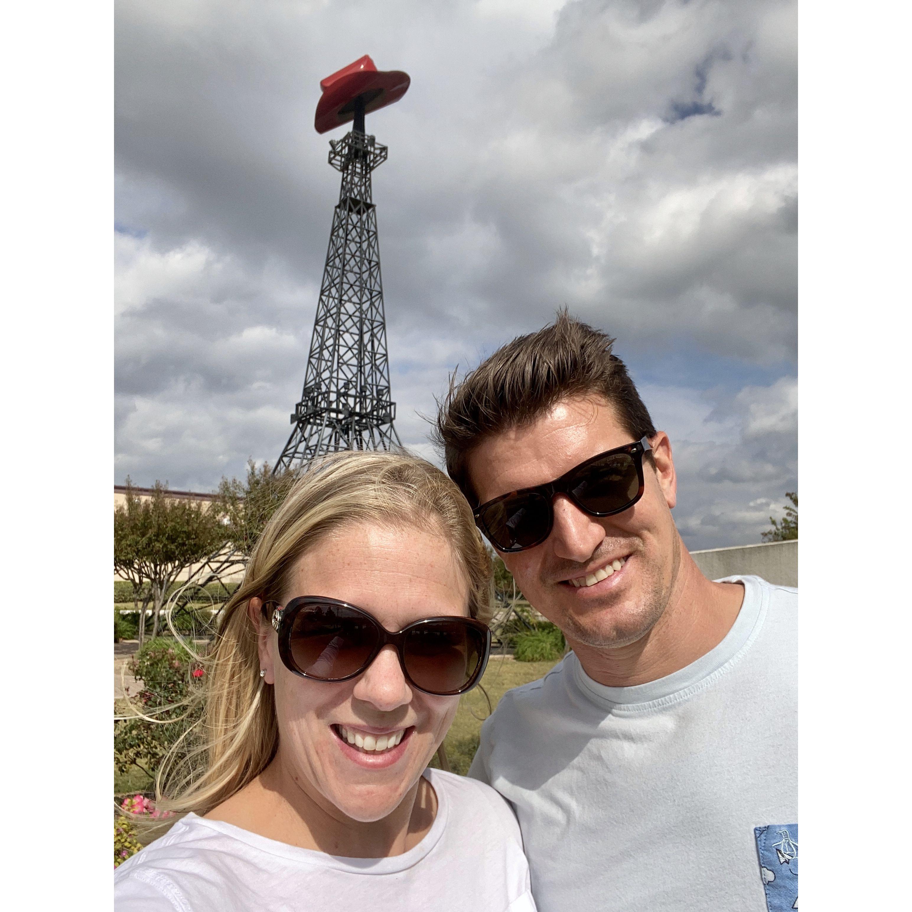 Bet you didn't know you can head to Paris... in Texas... Paris, TX....cowboy hat and all!
