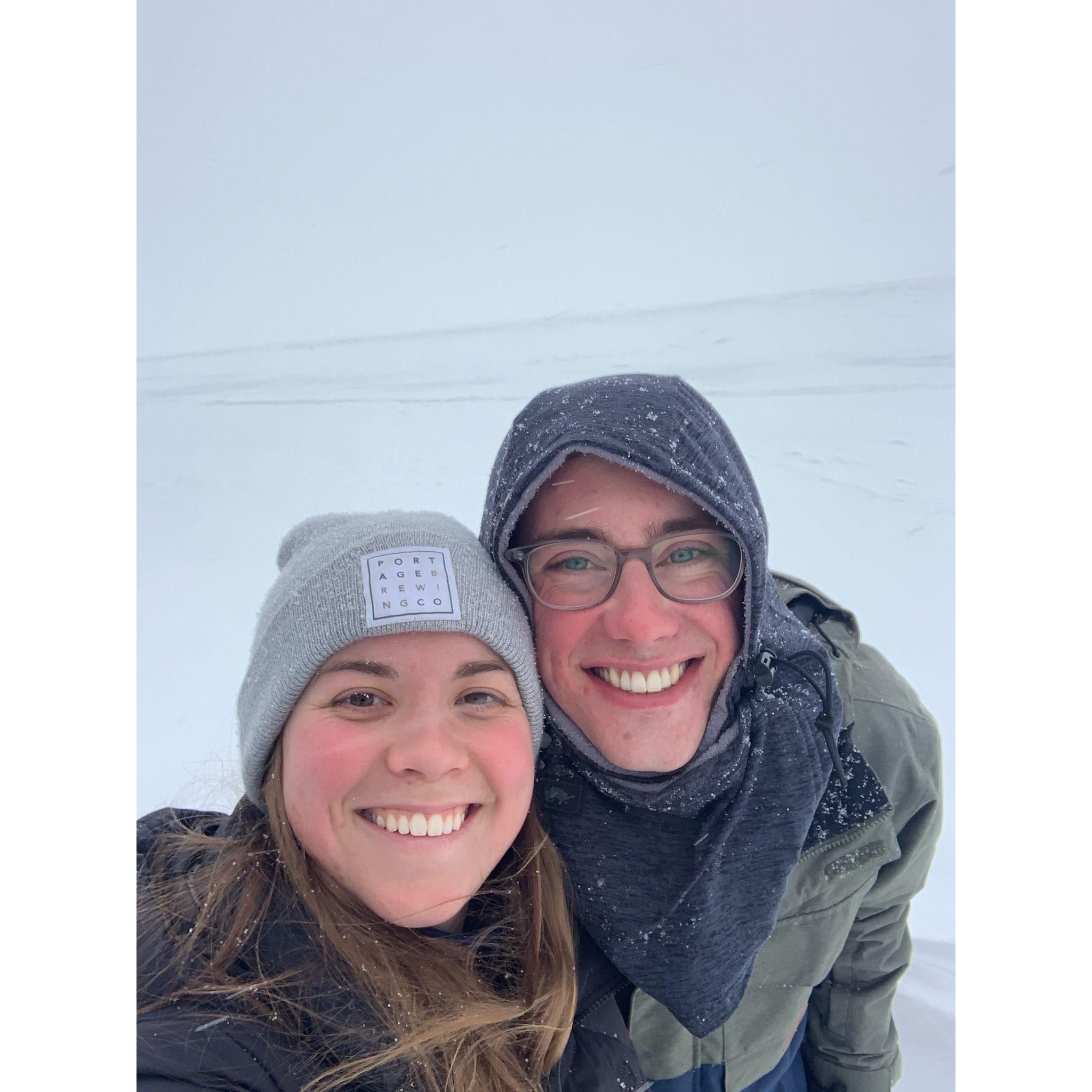Up north at Annie's family cabin in Walker, MN - 2020