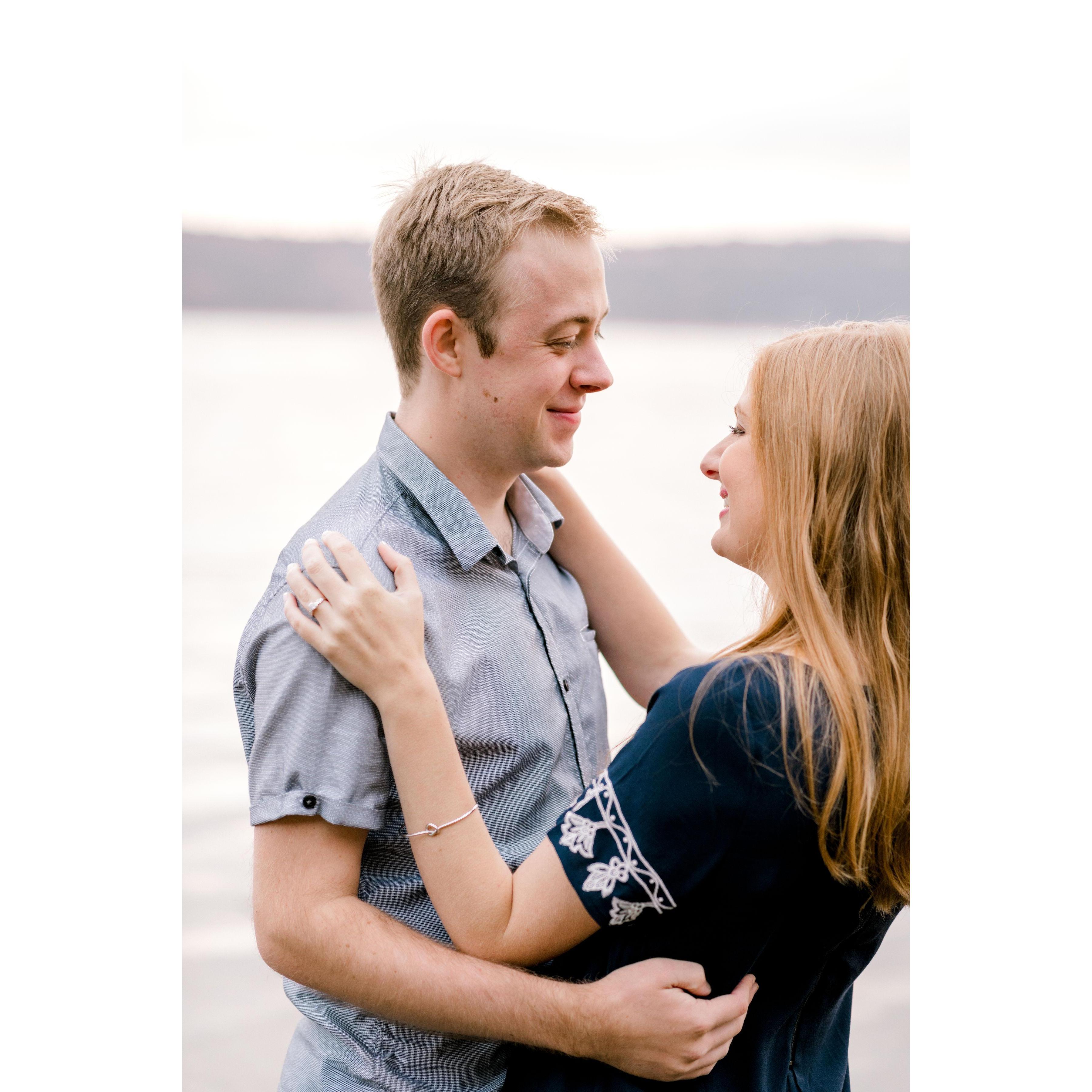 Engagement photos at Camano