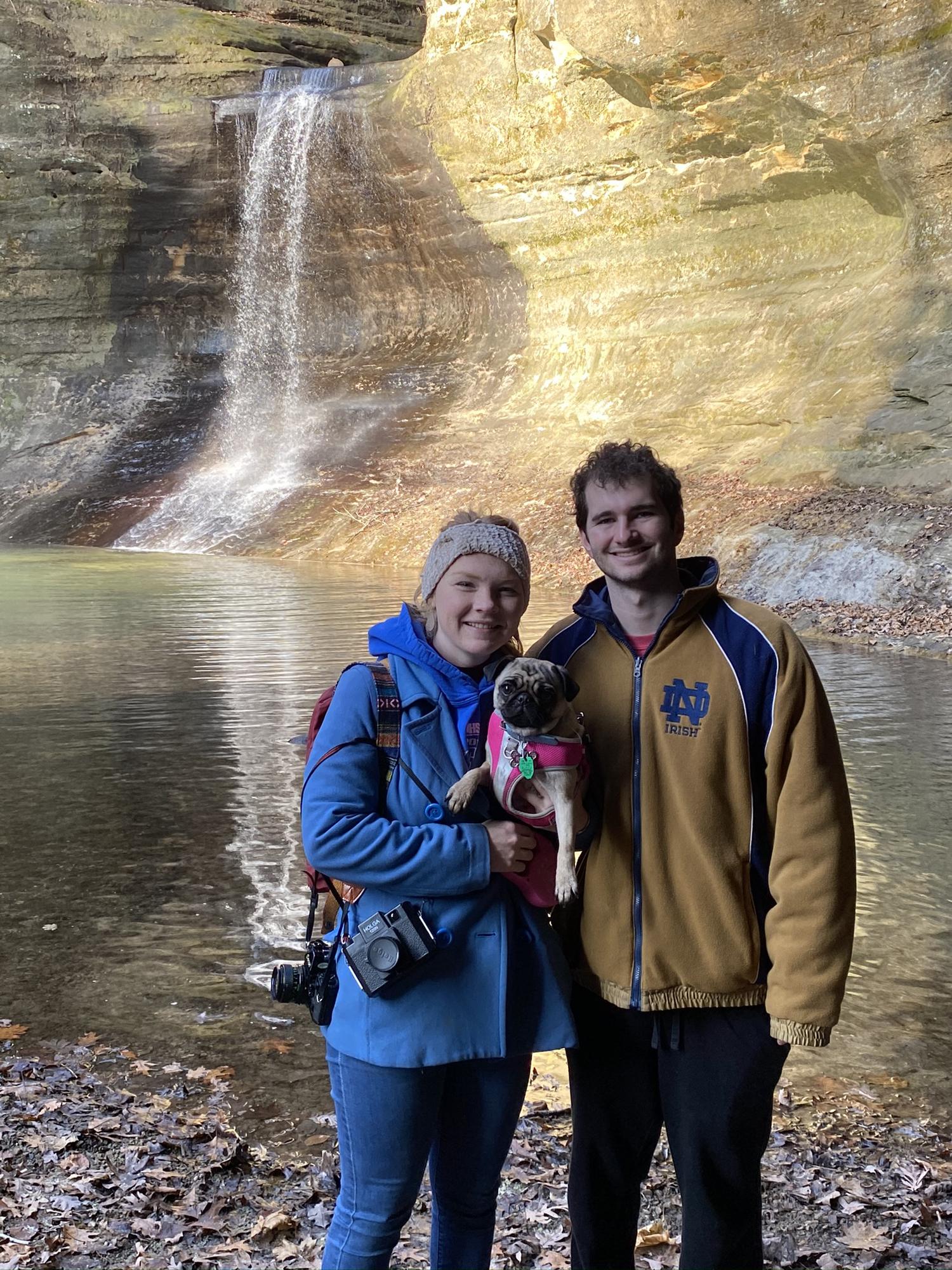 Hiking with Ruby at Starved Rock