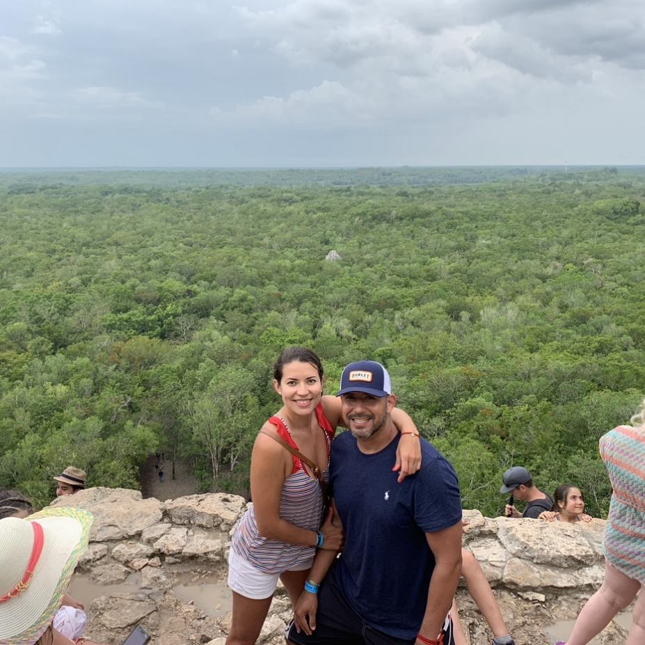 When we discovered how afraid of heights Alfonso is 😂- Coba, QR