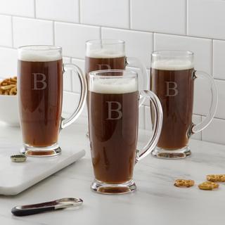 Personalized 1Craft Beer Mug, Set of 4